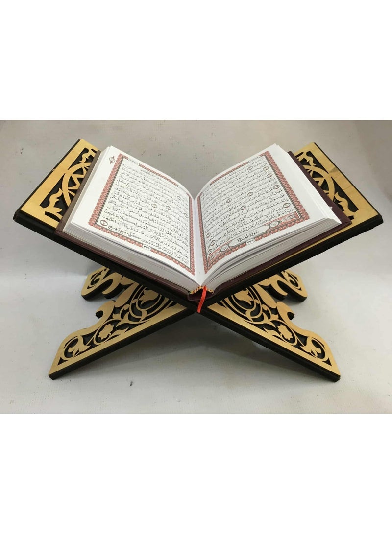 Quran Holder 40cm x 20cm Quran Holder Quran Stand Quran Holder Quran Base Quran Stand Home Accessories Wooden Quran Holder Quran Reading Holder Quran Holder Home Decorations Quran Holder Holy Quran Stand
